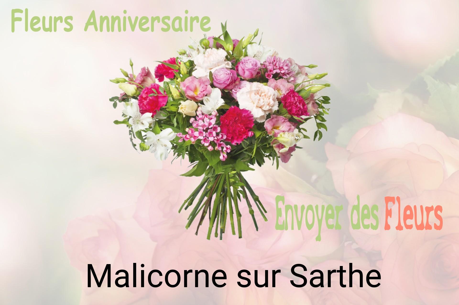 Bouquet de fleurs d’anniversaire livré à Malicorne-sur-Sarthe